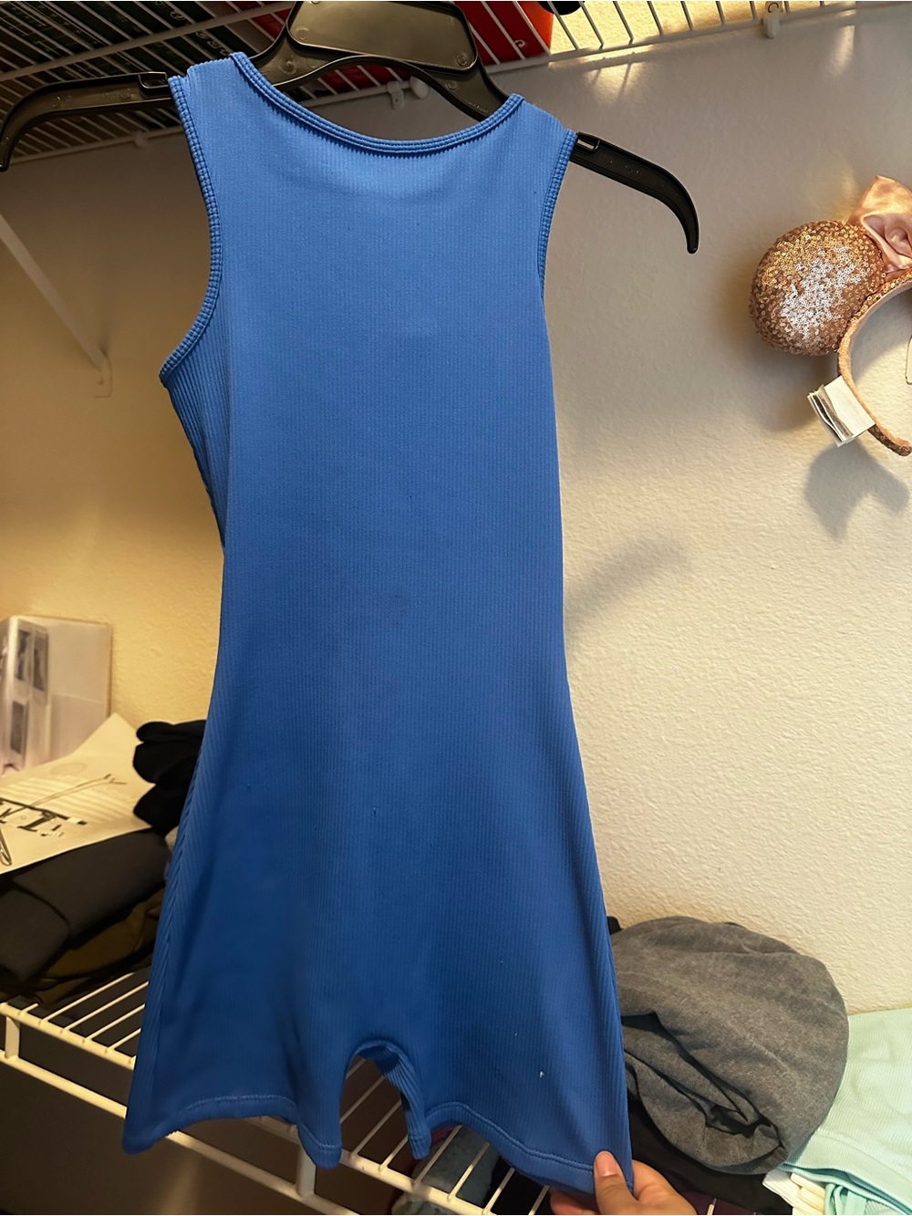 wild fable Blue Ribbed Tank Top - Picture 2 of 3